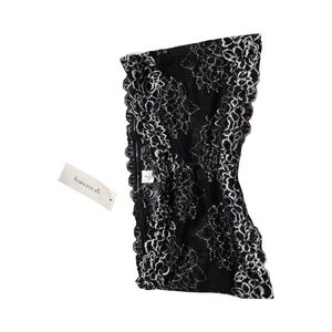 Francesca's Collections Black Lace Bandeau